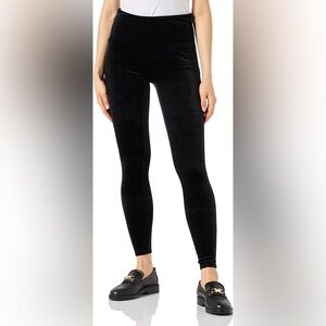 Spanx velvet black leggings xsmall